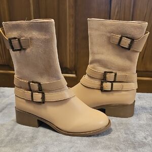 Women's Boots with Buckle Detail